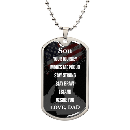 Son - Military Dog Tag