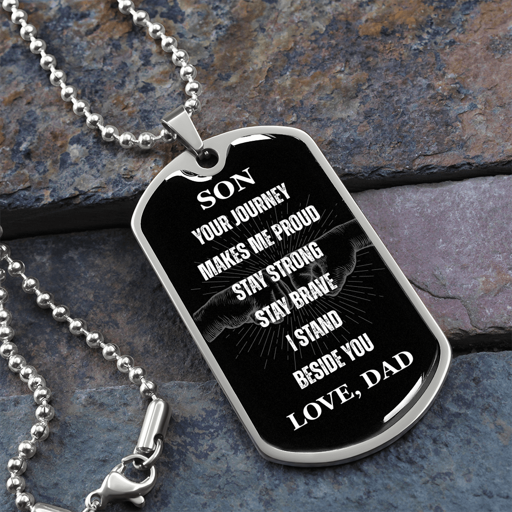 Son - Fist Bump Dog Tag