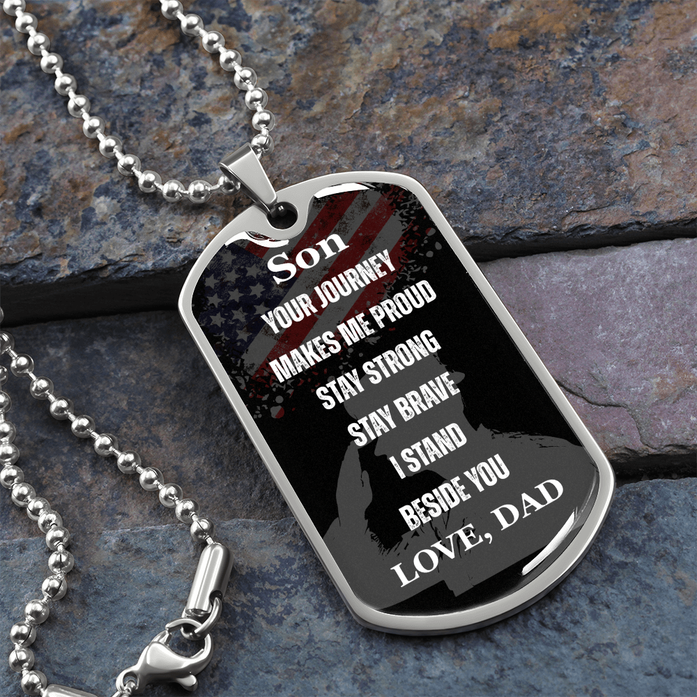 Son - Military Dog Tag