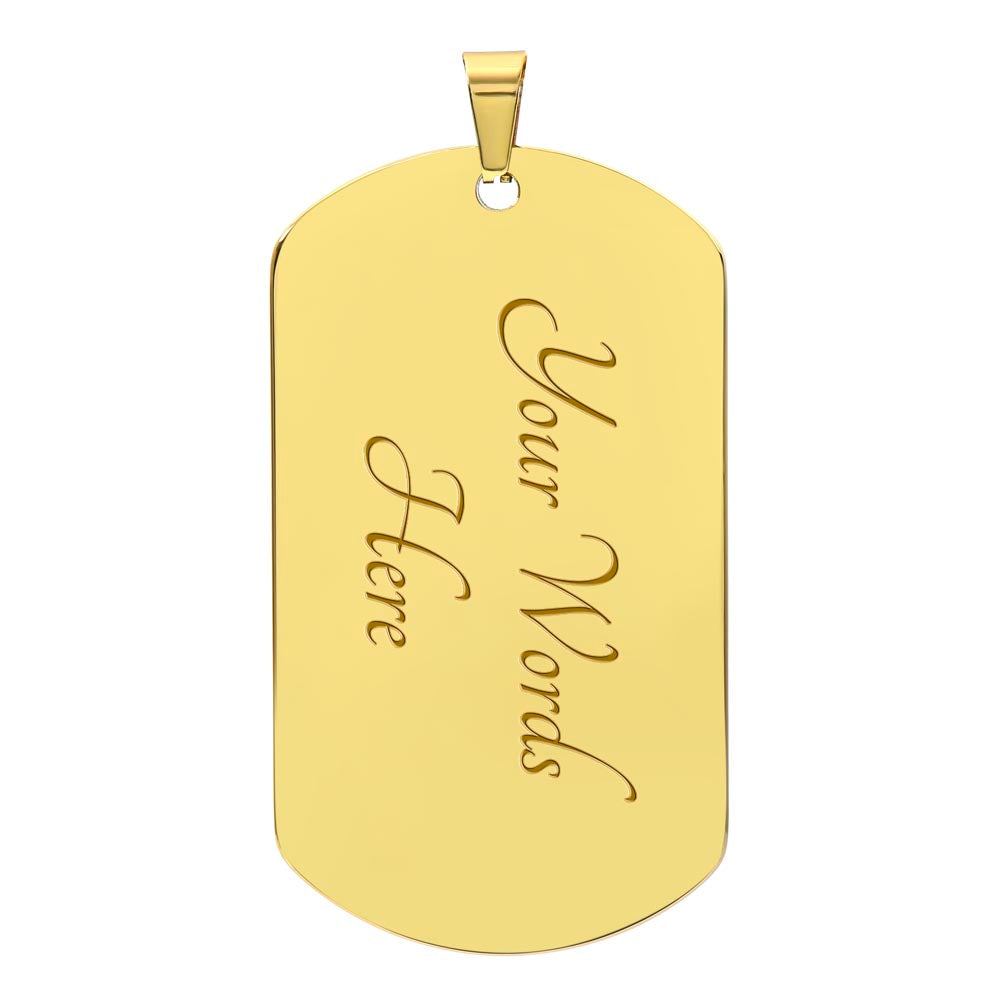 Son - Military Dog Tag