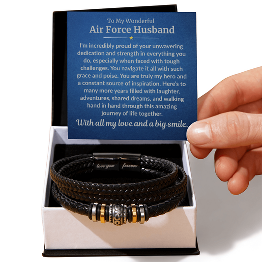 Air Force Husband - Forever Bracelet