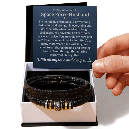 Space Force Husband - Forever Bracelet