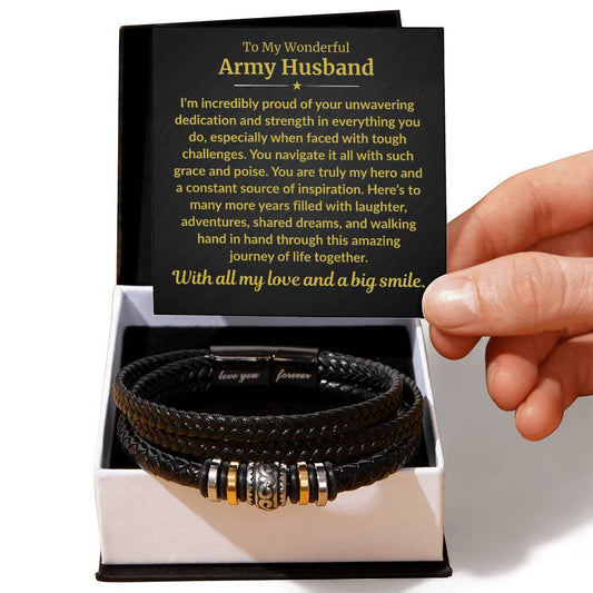 Army Husband -Forever Bracelet