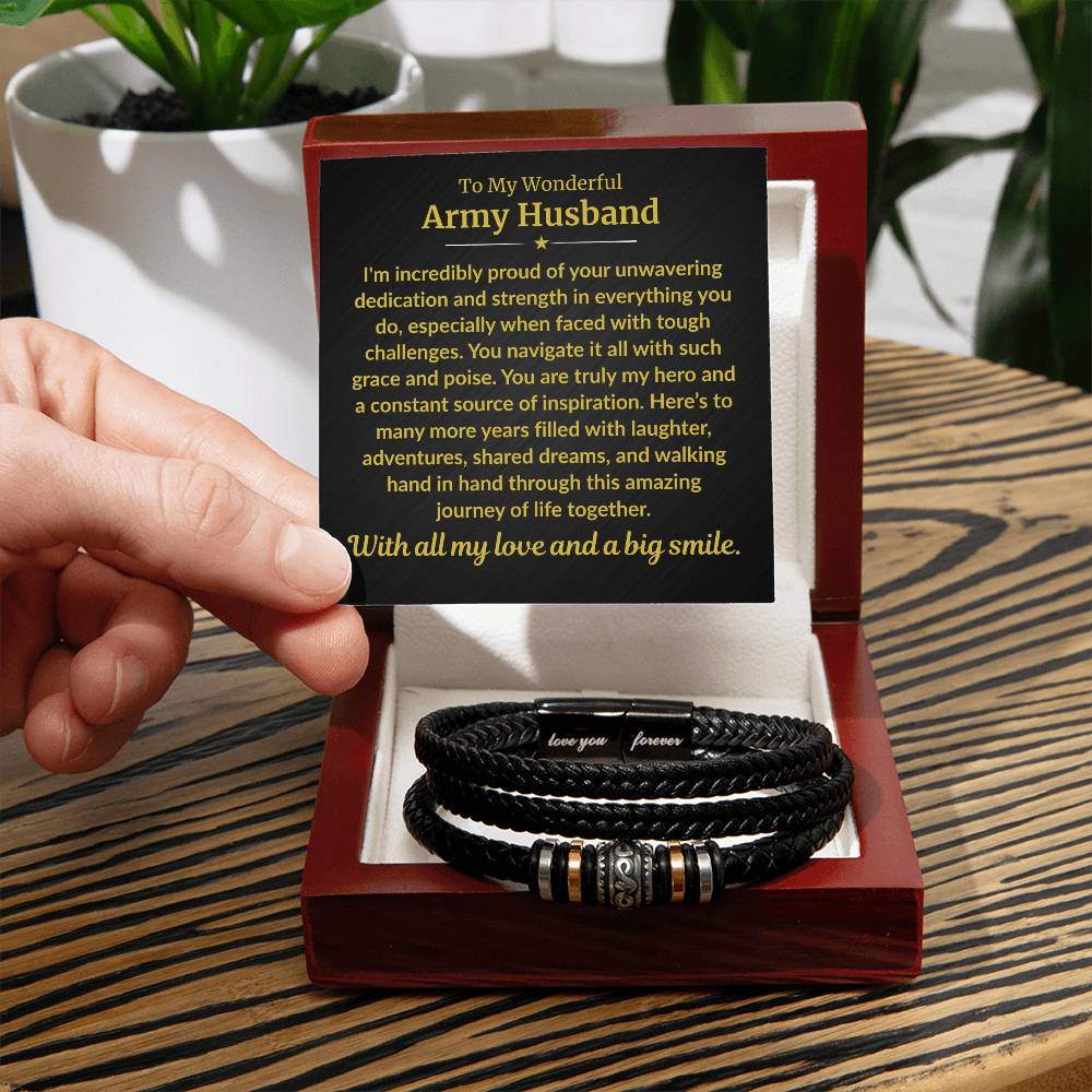 Army Husband -Forever Bracelet