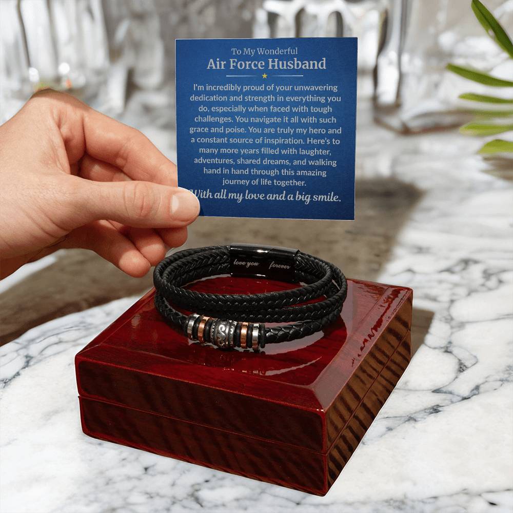 Air Force Husband - Forever Bracelet