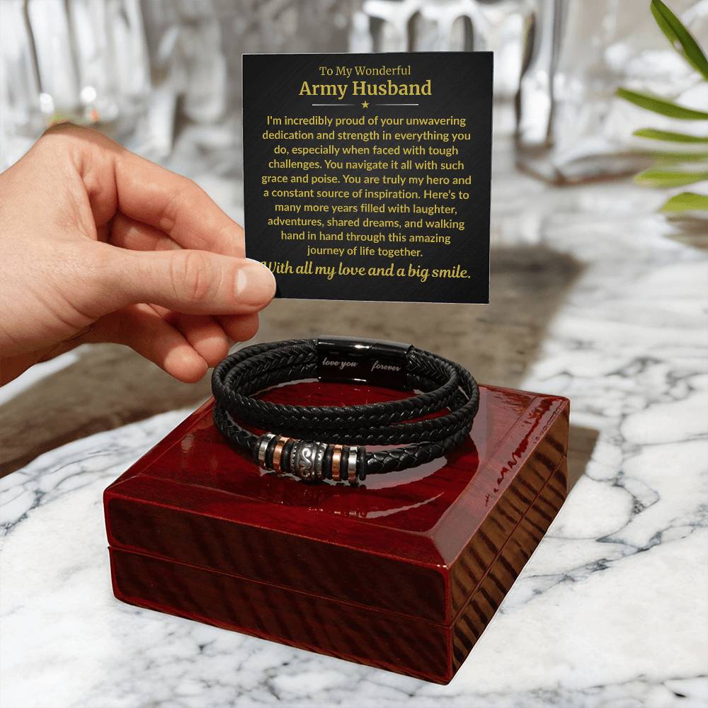 Army Husband -Forever Bracelet