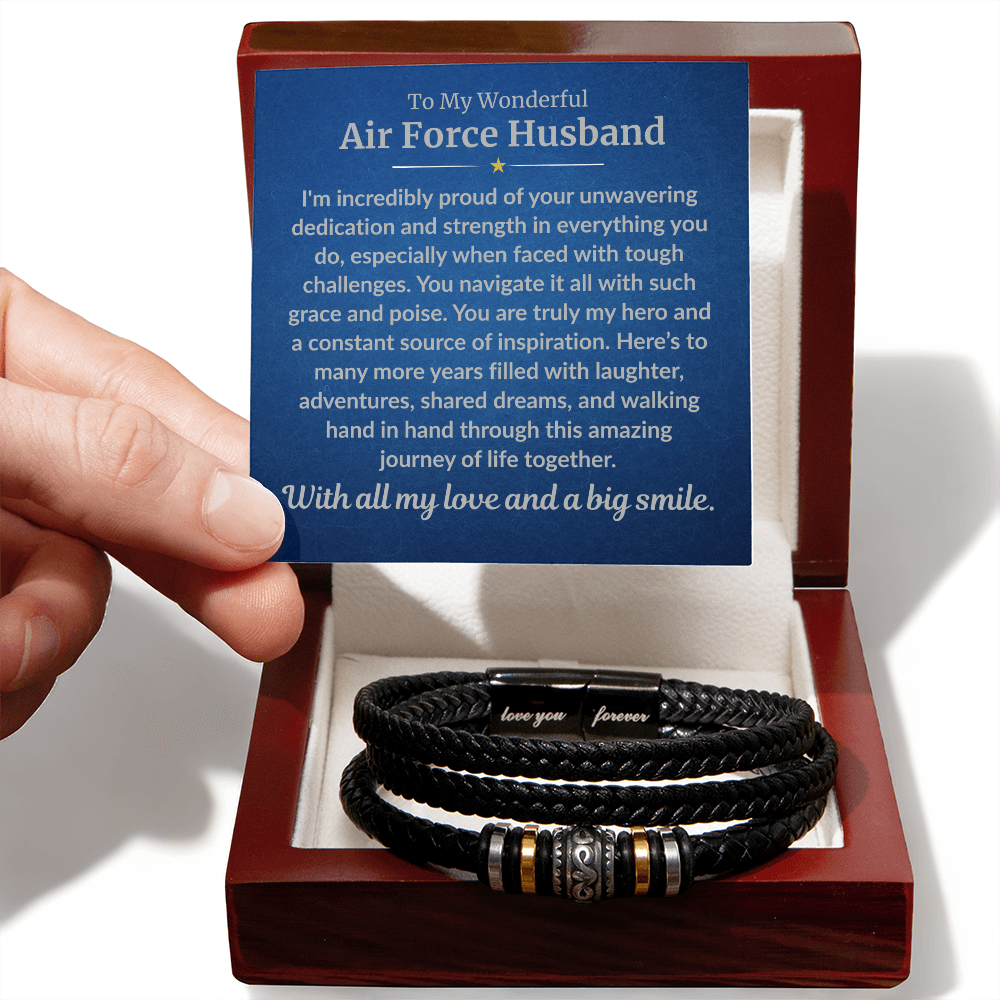 Air Force Husband - Forever Bracelet