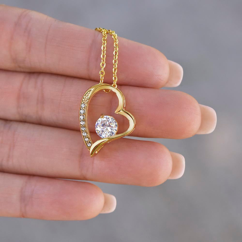 Coast Guard Wife - "Love Never Fade" Forever Love Necklace