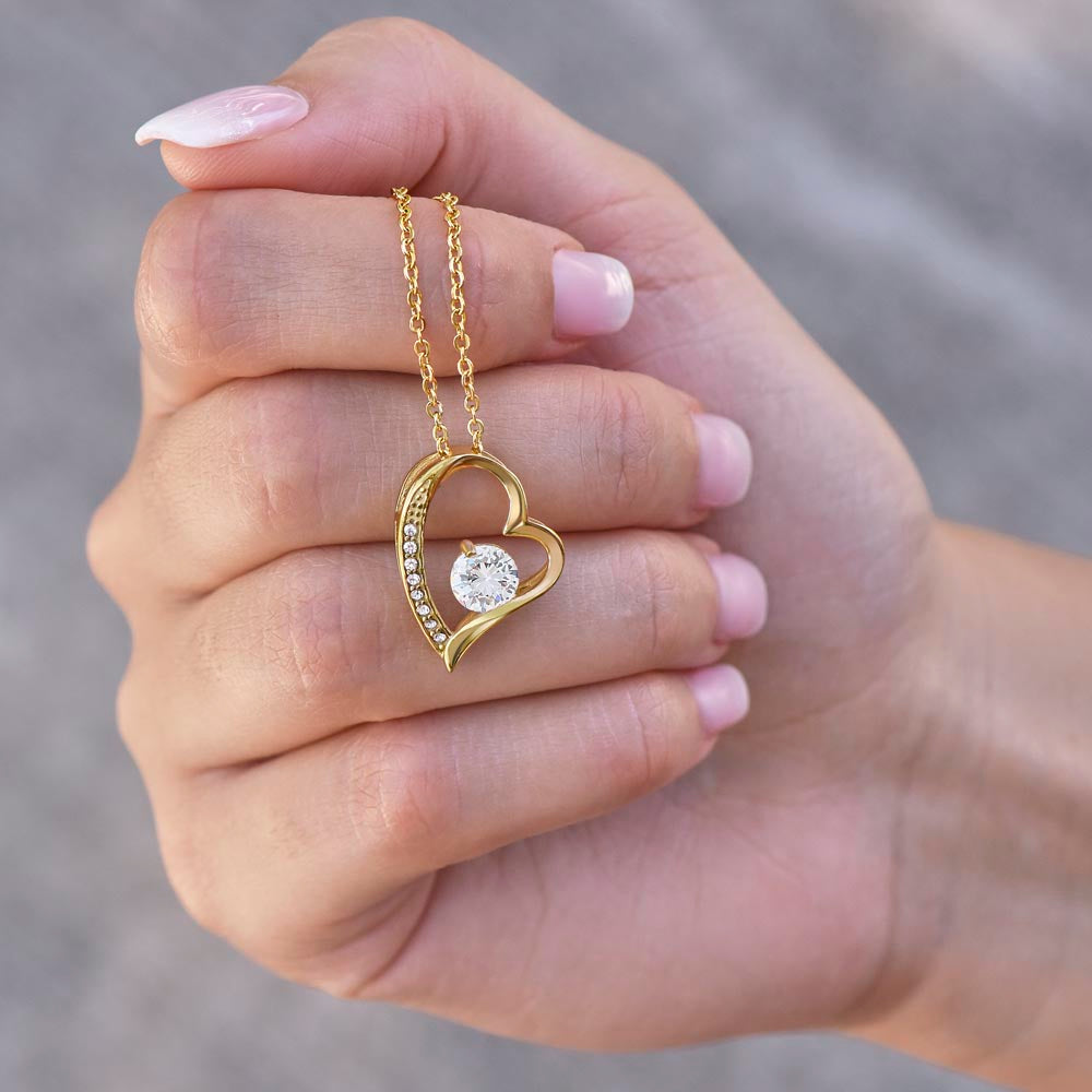 Air Force Wife - "Love Never Fade" Forever Love Necklace
