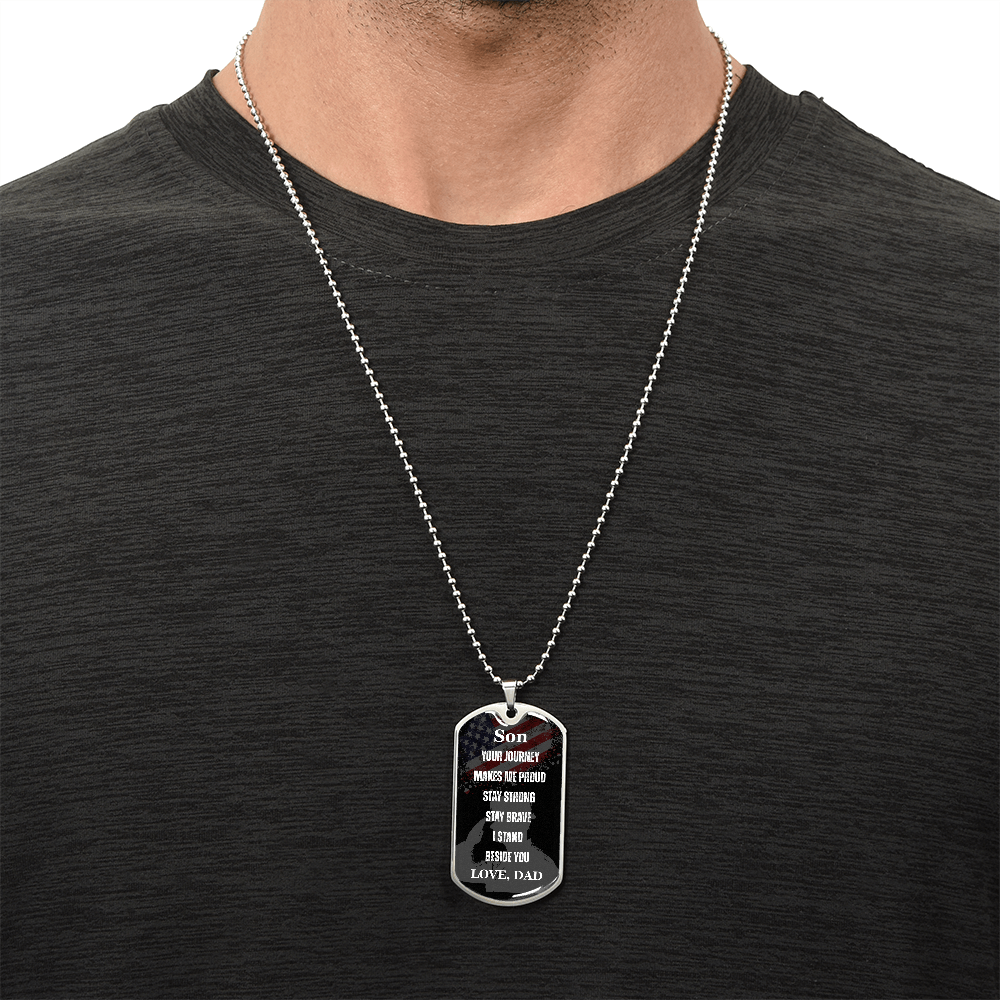 Son - Military Dog Tag