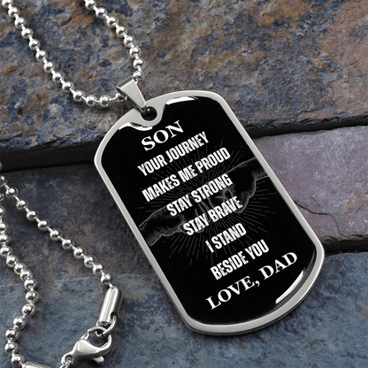 Son - Fist Bump Dog Tag