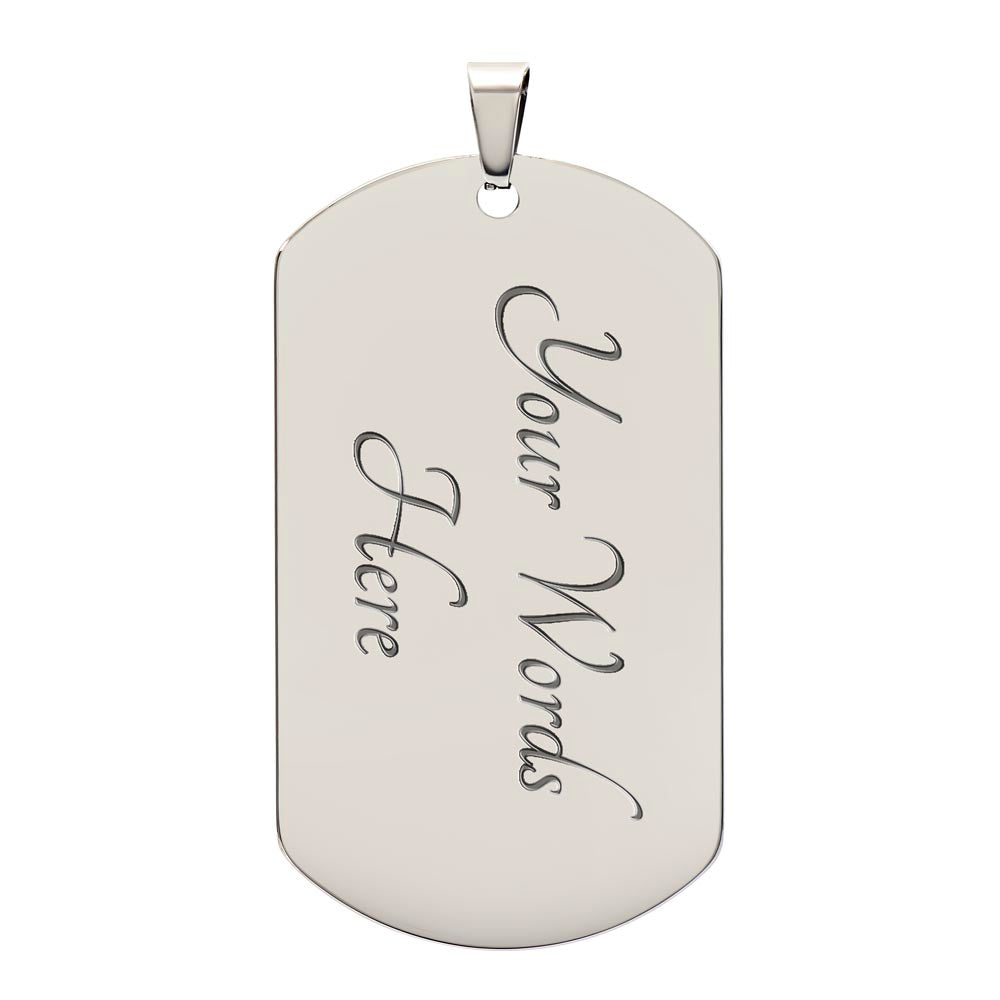 Son - Military Dog Tag