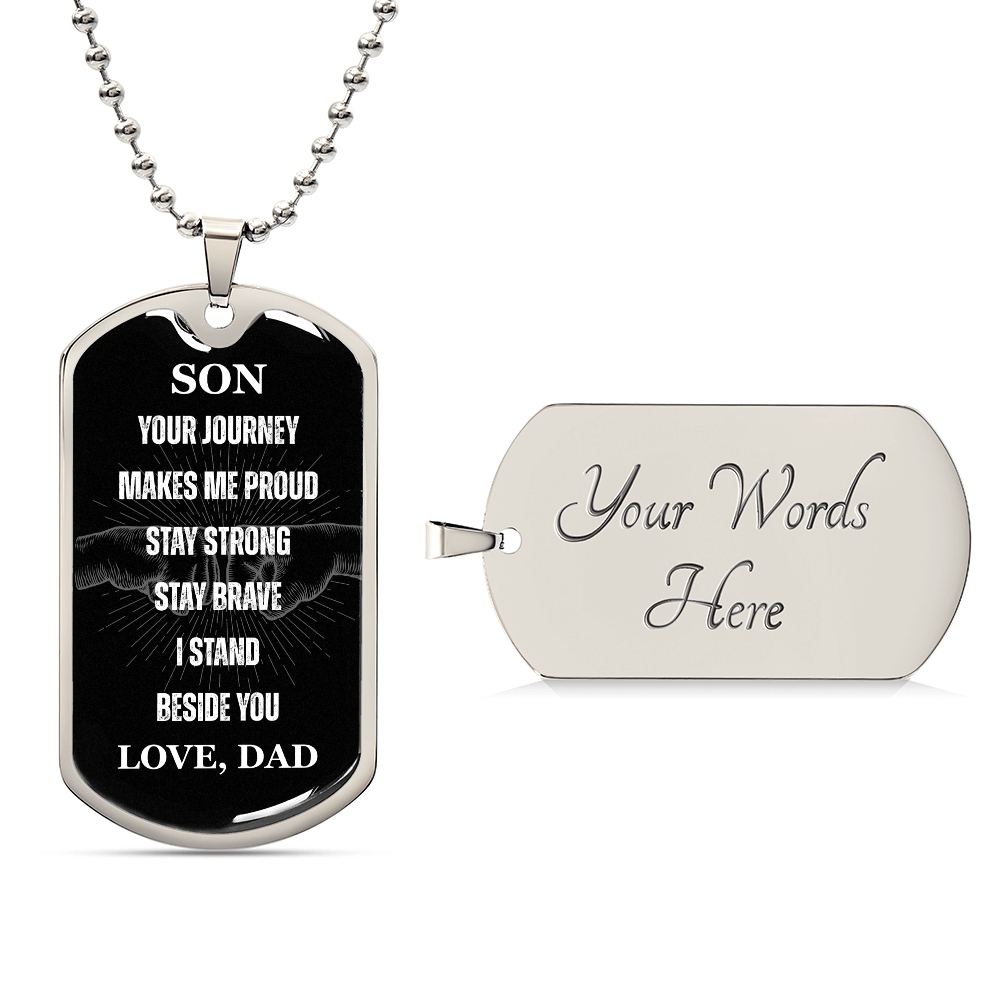 Son - Fist Bump Dog Tag