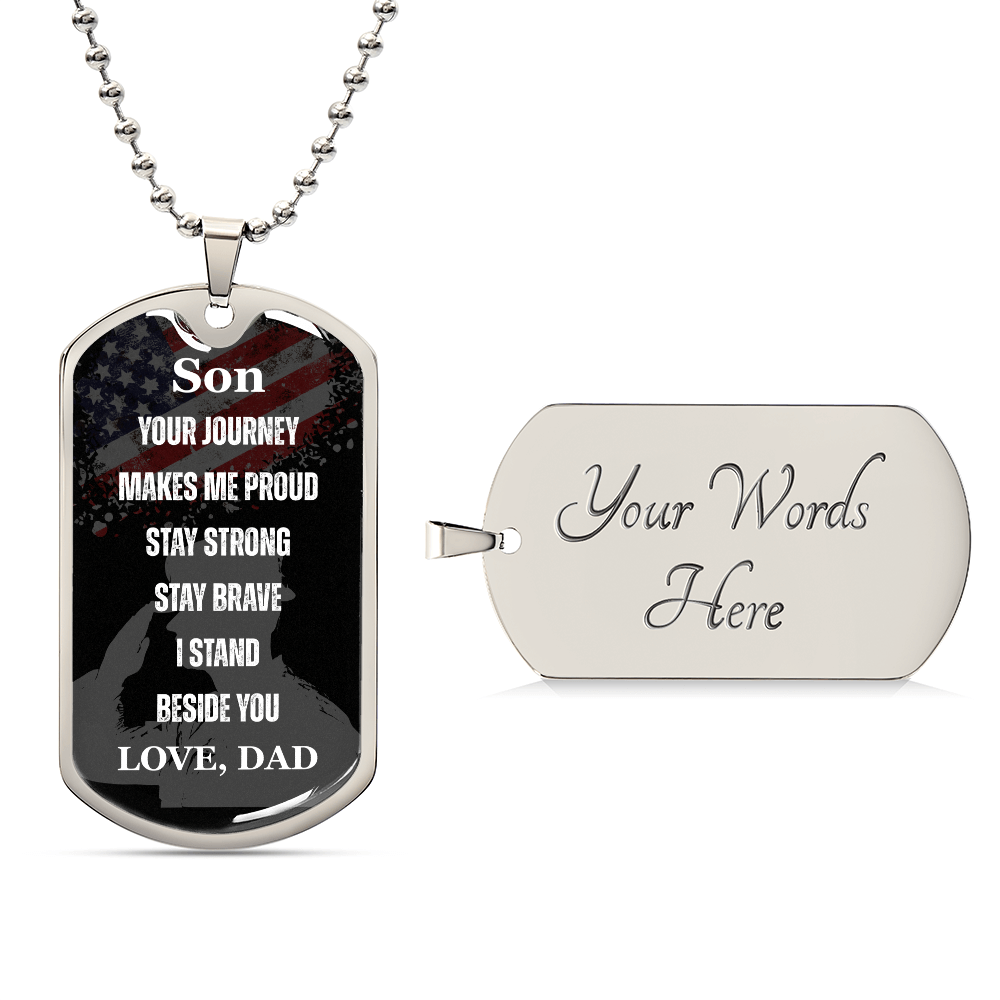 Son - Military Dog Tag