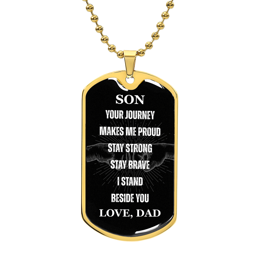 Son - Fist Bump Dog Tag