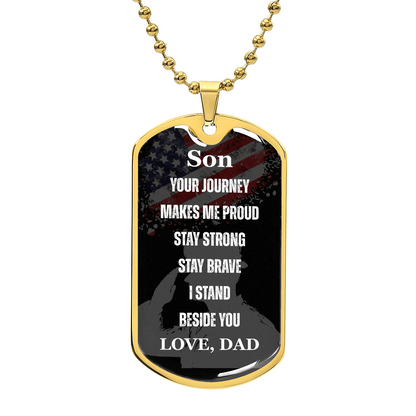 Son - Military Dog Tag