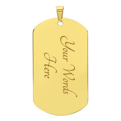 Son - Fist Bump Dog Tag