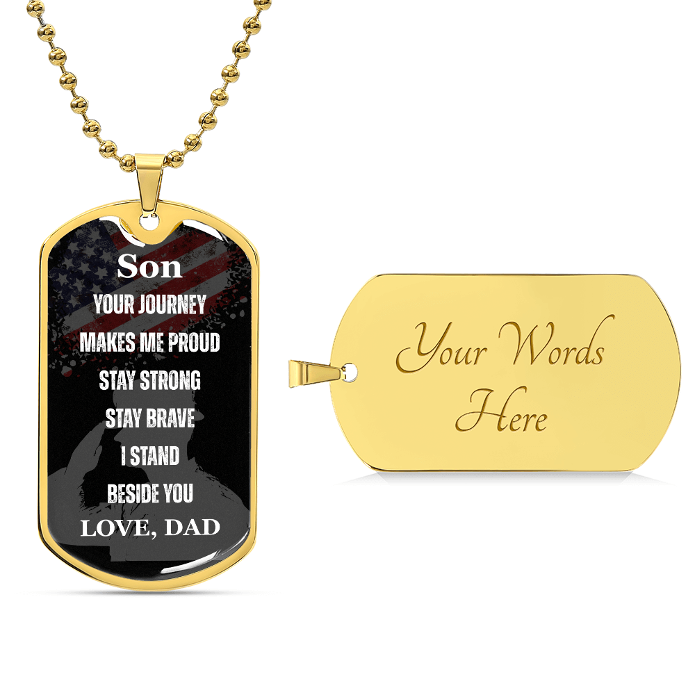 Son - Military Dog Tag