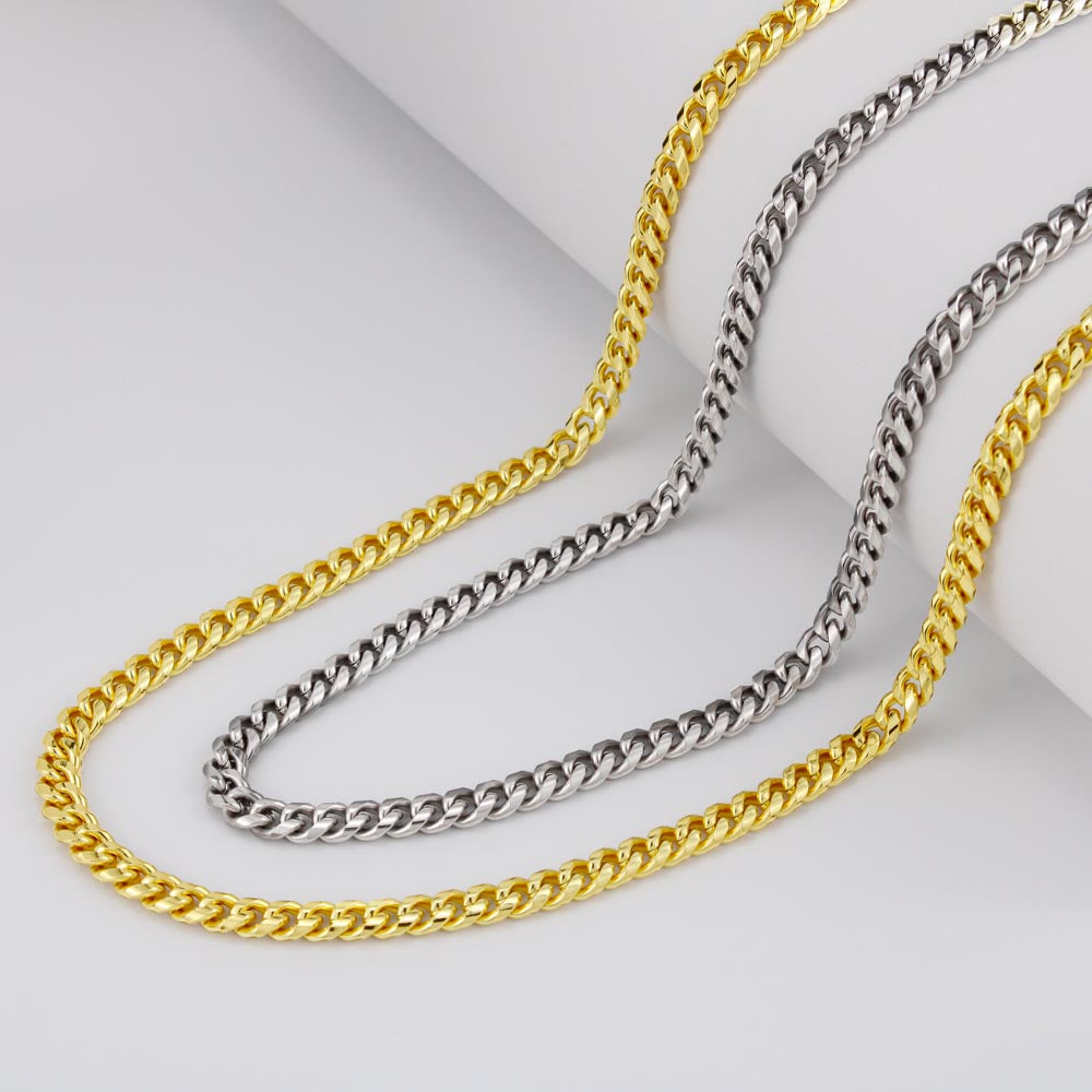 Army Husband - "My Incredible Man" Cuban Link Chain