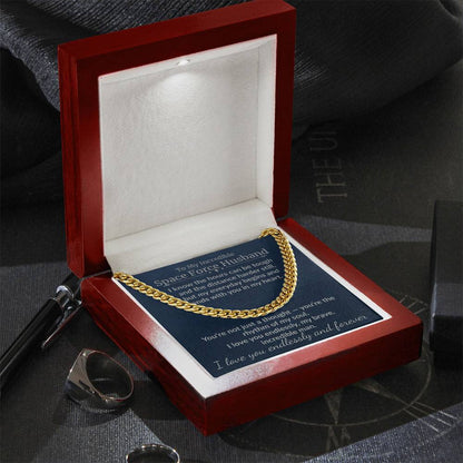 Space Force Husband - "My Incredible Man" Cuban Link Chain