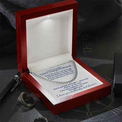 Coast Guard Husband - "My Incredible Man" Cuban Link Chain