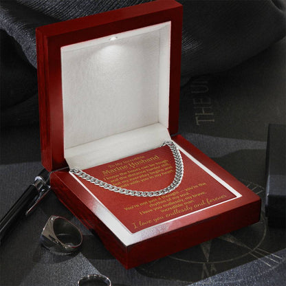 Marine Husband - "My Incredible Man" Cuban Link Chain