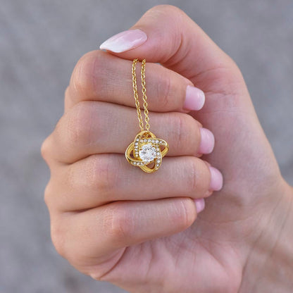 Coast Guard Wife - "First Light" Love Knot Necklace