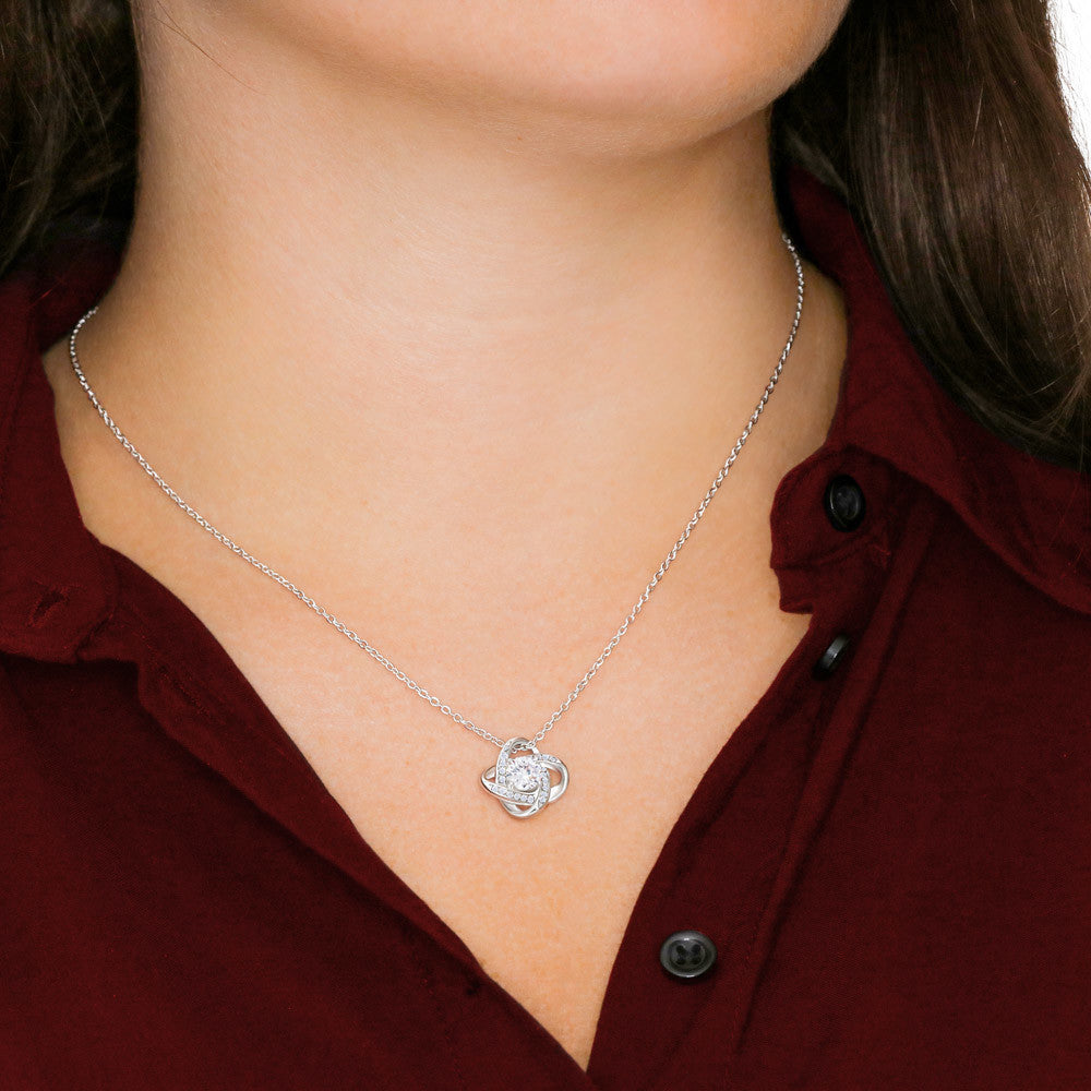 Marine Wife - "First Light" Love knot Necklace