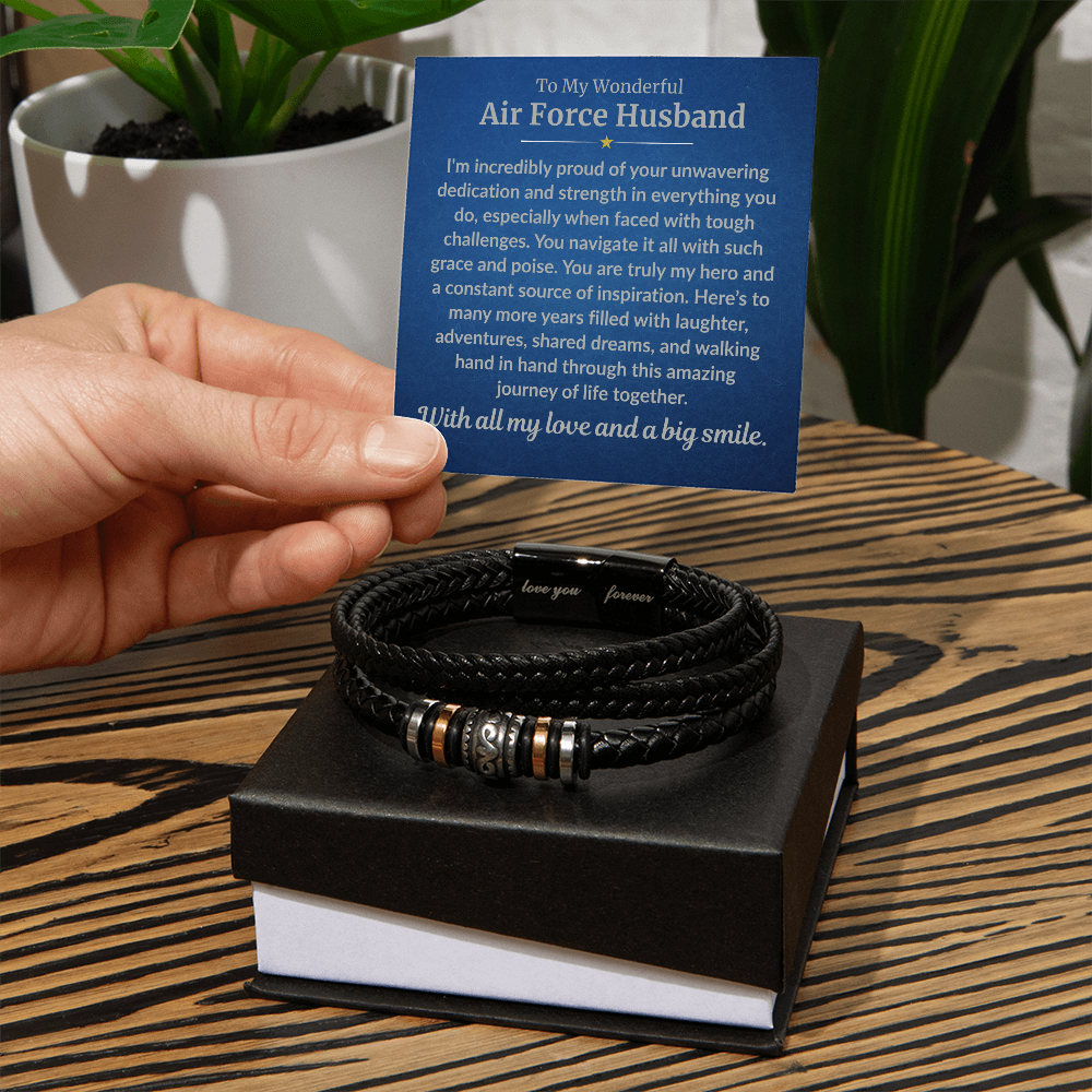 Air Force Husband - Forever Bracelet