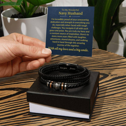 Navy Husband - Forever Bracelet