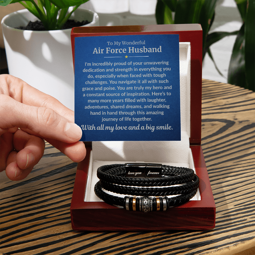 Air Force Husband - Forever Bracelet