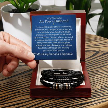 Air Force Husband - Forever Bracelet