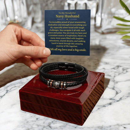 Navy Husband - Forever Bracelet